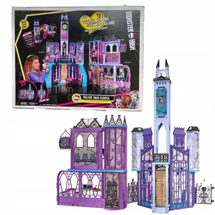 MONSTER HIGH OGROMNA SZKOŁA STRASZYCEUM DELUXE XXL - Lalki dla dziewczynek - miniaturka - grafika 1
