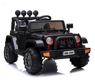 Import SUPER-TOYS MEGA JEEP FULLTIME Czarny - Pojazdy elektryczne dla dzieci - miniaturka - grafika 1
