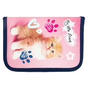 Piórniki - Piórnik dwuklapkowy bez wyposażenia My Little Friend Ginger Kitty - miniaturka - grafika 1