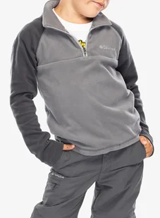 Bluza dziecięca Columbia Glacial Half Zip - city grey/shark/columbia grey - Bluzy dla chłopców - miniaturka - grafika 1
