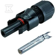 Akcesoria do kolektorów i fotowoltaiki - Złącze PV gniazdo MC4 dla przekroju 4/6 mm2 - miniaturka - grafika 1