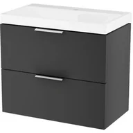 Szafki łazienkowe - Excellent Blanko szafka 65 cm podumywalkowa wisząca czarny mat MLEX.6301.640.BL - miniaturka - grafika 1