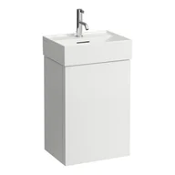 Umywalki - Laufen Kartell Umywalka wisząca 45x34 cm bez otworu na baterię biała H8153300001091 - odbiór osobisty: Kraków, Warszawa - miniaturka - grafika 1