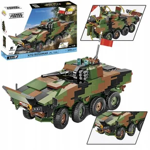 KLOCKI COBI 2629 Polski transporter opancerzony KTO Rosomak 666 El. - Klocki - miniaturka - grafika 1