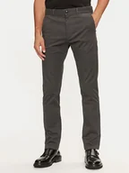 Spodnie męskie - Boss Chinosy 50523127 Czarny Slim Fit - miniaturka - grafika 1