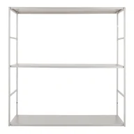 Regały - Szary metalowy regał ścienny PT LIVING Level, 60x60 cm - miniaturka - grafika 1