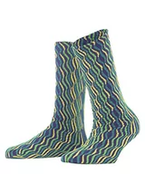 Skarpetki damskie - FALKE Kobiety Skarpety Hallucinate 30 DEN W SO Nylon kryjące z wzorem 1 Para, Fioletowy (Rich Purple 8305), 35-38 - miniaturka - grafika 1