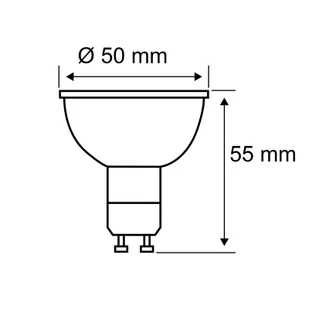 Paulmann Reflektor LED GU10 4,3W 2200 K - Żarówki LED - miniaturka - grafika 2