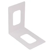 Zawiasy, okucia i inne akcesoria - Wspornik do książek kątowy WKS 4 biały VELANO - miniaturka - grafika 1