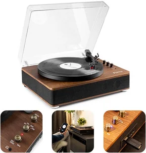 Fenton RP162 brązowy one size - Gramofony - miniaturka - grafika 1