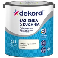Farby wewnętrzne - Farba lateksowa o podwyższonej odporności ŁAZIENKA KUCHNIA Mgliste wspomnienie 2,5 l Dekoral - miniaturka - grafika 1