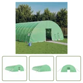 Szklarnie ogrodowe - Szklarnia Living Store z ramą stalową Zielona 96 m² 16x6x2,85 m - miniaturka - grafika 1