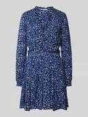 Sukienki - Sukienka mini z dekoltem w serek model ‘ANNA’ - miniaturka - grafika 1