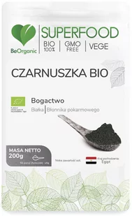 MedicaLine Czarnuszka Bio 200g Beorganic nigella sativa MC155 - Suplementy naturalne - miniaturka - grafika 1