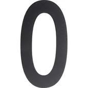 Numery na dom - Metro Cyfra czarna matowa 0 50 mm - miniaturka - grafika 1