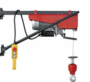 DESDEA Wciągarka 200kg/30m elektryczna linowa budowlana - do wyboru ramię, maszt, podpory, uchwyt rusztowania 08179931 - Wciągarki - miniaturka - grafika 5