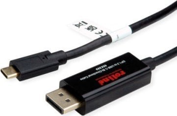 Adapter USB Roline ROLINE Kabel adaptera USB typu C - DisplayPort, v1.2, dwukierunkowy, M/M, 2 m