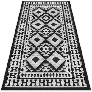 Dywan tarasowy zewnętrzny Retro wzór 60x90 cm - Dywany zewnętrzne - miniaturka - grafika 1