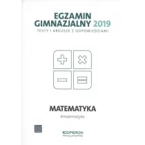 Olejarczyk Ewa, Klocek Sylwia Egzamin gimnazjalny - Testy matemat. 2019 OPERON