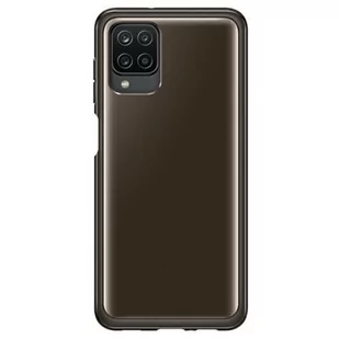 Samsung Etui Soft Clear Cover do Galaxy A12 Czarny - Etui i futerały do telefonów - miniaturka - grafika 1