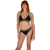 Stroje kąpielowe - DÓŁ stroju kąpielowego majtki figi damskie z gumą paski Captain Mike 40 - miniaturka - grafika 1