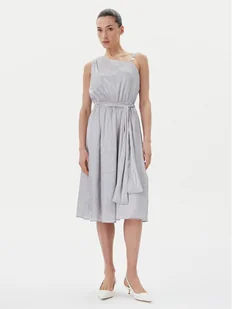 Fracomina Sukienka koktajlowa FQ25SD2009W797T4 Srebrny Regular Fit - Sukienki - miniaturka - grafika 1