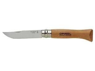 Opinel nóż nierdzewne  naturalny  nierdzewny nóż składany, jeden rozmiar No.6VRI/SP - Noże kuchenne - miniaturka - grafika 1