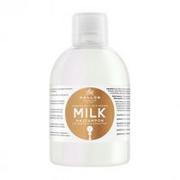 Szampony do włosów - Kallos DLM SP Z O.O MILK Odżywczy szampon z wyciagiem proteiny mlecznej 1000 ml 7065016 - miniaturka - grafika 1