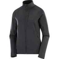 Bluzy sportowe damskie - BLUZA SALOMON ESSENTIAL LIGHTWARM FZ W C24459 - miniaturka - grafika 1