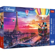 Puzzle - Puzzle, Trefl Premium Plus, Mickey i Minnie w Paryżu, 1000 el. - miniaturka - grafika 1
