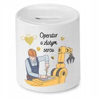 Skarbonki - Dla Kuriera Skarbonka na Urodziny na Prezent` z Nadrukiem ze Zdjęciem + Opakowanie na prezent (wzór 02) - miniaturka - grafika 1