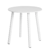 Ławy i stoliki kawowe - HOMLA Stolik kawowy RESLE biały 50x50x50 cm - miniaturka - grafika 1