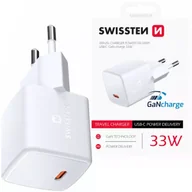 Ładowarki do telefonów - SWISSTEN Ładowarka sieciowa USB-C 33W GaN Charge - miniaturka - grafika 1