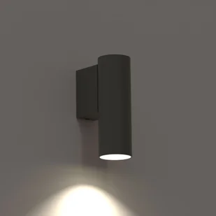 Ciemnoszary kinkiet, nieruchoma tuba do holu 10889 z serii FOURTY - Lampy ścienne - miniaturka - grafika 3