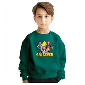 Bluzy dla dziewczynek - BLUZA DZIECIĘCA 67 SIX SEVEN VIRAL HUNTRIX 104 DLA CHŁOPCA DZIEWCZYNKI - miniaturka - grafika 1