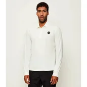 Koszule męskie - Napapijri Polo E-BADGE LS Relaxed fit - miniaturka - grafika 1