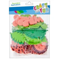 Pozostałe akcesoria dla plastyków - Craft with Fun Ozdoba dekoracyjna Eva Las Dzungla samoprzylepna 48st 12/288 - miniaturka - grafika 1