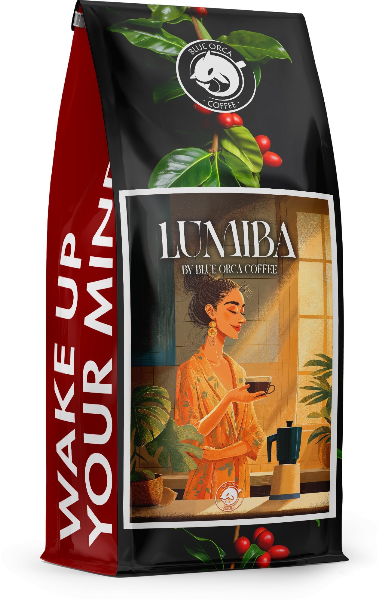 Kawa ziarnista 1kg Lumiba Limited Edition 100% Arabica Blue Orca Coffee