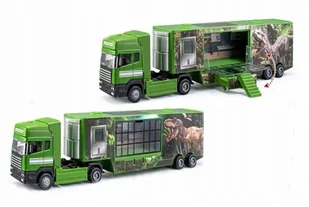 Truck Auto Z Rozkładana Naczepą Do Transportu Dinozaurów Z Podestem - Samochody i pojazdy dla dzieci - miniaturka - grafika 1