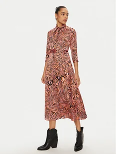 PINKO Sukienka koszulowa 102834 A1KD Pomarańczowy Regular Fit - Sukienki - miniaturka - grafika 1