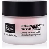 Kremy do twarzy - MartiDerm Black Diamond Epigence Expert Repair Night przeciwzmarszczkowy krem na noc napełnialny 50 ml - miniaturka - grafika 1