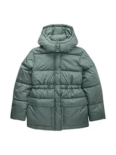 Kurtki i płaszcze dla dziewczynek - TOM TAILOR Dziewczęta Dziecięca kurtka zimowa z kapturem 1033324, 19643 - Green Dust, 128 - grafika 1
