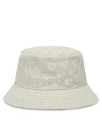 Czapki damskie - Calvin Klein Kapelusz Logo Jacquard Bucket Hat LV04K5059G Beżowy - miniaturka - grafika 1