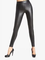 Spodnie damskie - Damskie spodnie Vanessa 200 DEN czarne Bas Bleu r.M - miniaturka - grafika 1