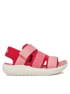 Buty dla dziewczynek - Reima Sandały Kesakko 5400133A Różowy - miniaturka - grafika 1