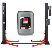 Akcesoria wulkanizacyjne - Podnośnik dwukolumnowy samochodowy 4T REDATS L-240F Automatyczny 230V + Olej Gratis - miniaturka - grafika 1