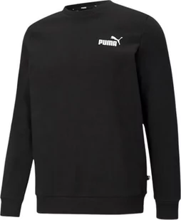 Bluza męska Puma ESS Small Logo Crew FL czarna 586682 01-S - Bluzy męskie - miniaturka - grafika 1