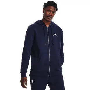 Męska bluza dresowa rozpinana z kapturem Under Armour UA Essential Fleece FZ Hood - UNDER ARMOUR - Bluzy męskie - miniaturka - grafika 1