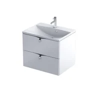 Szafki łazienkowe - Szafka łazienkowa pod umywalkę Oristo Siena 60 cm biały mat OR45-SD2S-60-2 - miniaturka - grafika 1