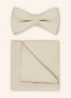 Krawaty i muchy męskie - Joop! Zestaw: Mucha Z Poszetką beige - miniaturka - grafika 1